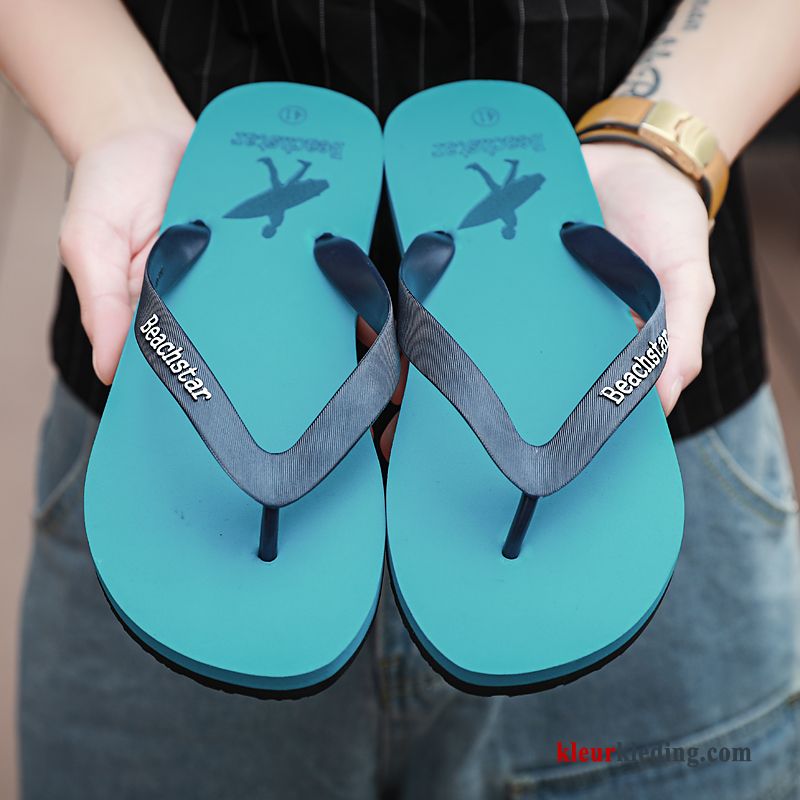 Flip Flops Outdoor Bovenkleding Persoonlijk Antislip Sandaal Zomer Pantoffels Slipper Heren Rood Kaki