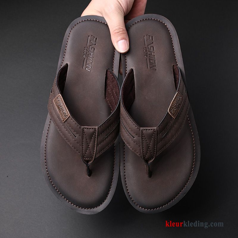 Flip Flops Pantoffels Mode Mannen Outdoor Slipper Bovenkleding Antislip Zomer Heren