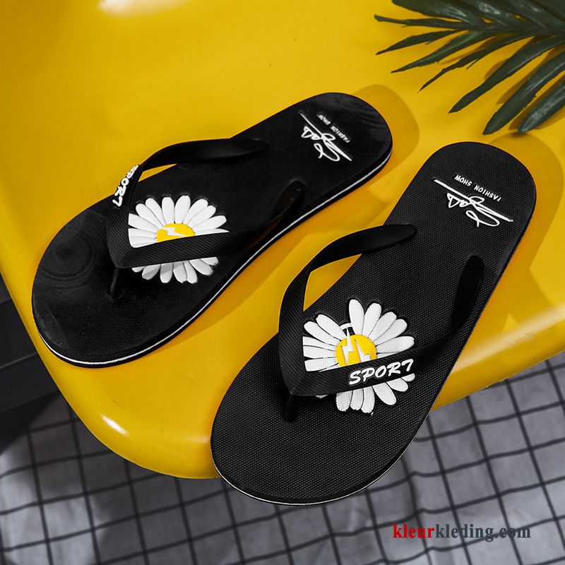 Flip Flops Persoonlijk Pantoffels Mannen Zomer Trend Outdoor Slipper Bovenkleding Heren Rood