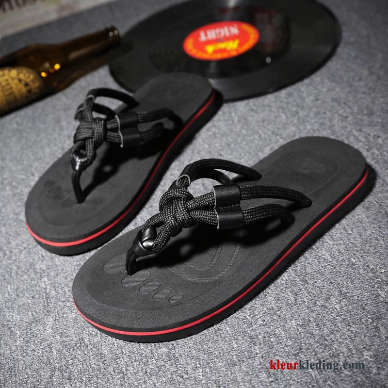 Flip Flops Schoenen Persoonlijk Alle Wedstrijden Mannen Trend Antislip Bovenkleding Slipper Heren Bruine