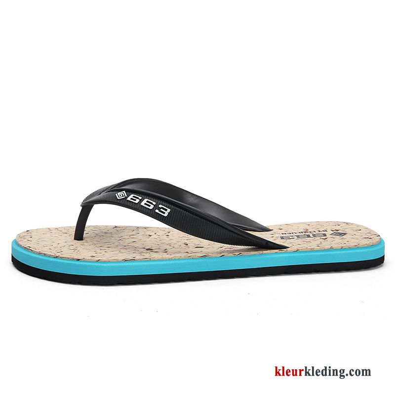 Flip Flops Slipper Persoonlijk Binnen Outdoor Pantoffels Mannen Zomer Strand Heren Zwart