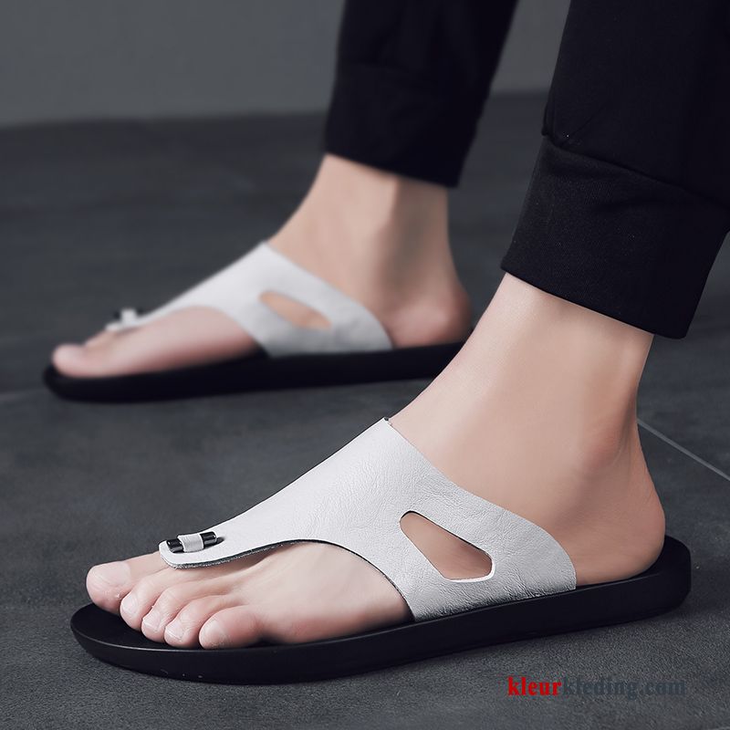 Flip Flops Zomer Bovenkleding Slipper Pantoffels Persoonlijk Trend Mannen Mode Heren Kaki