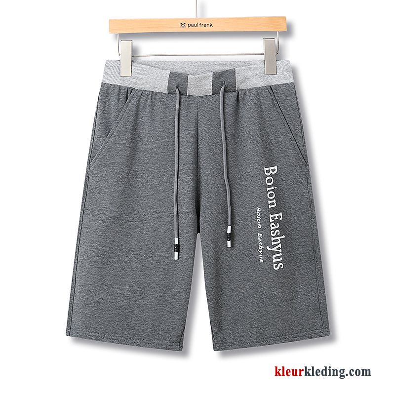 Groot Losse Heren Casual Broek Sport Katoen Korte Broek Strand