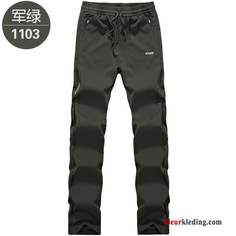 Grote Maten Outdoor Mannelijk Heren Casual Broek Diepe Kleur Snel Droog Losse