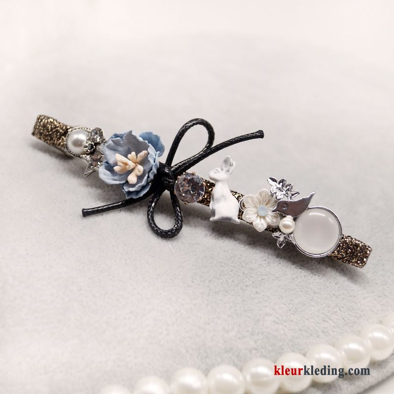 Haarspeld Accessoires Kleurrijk Haaraccessoires Haarclip Bloemen Geruit Veerklemmen Dames