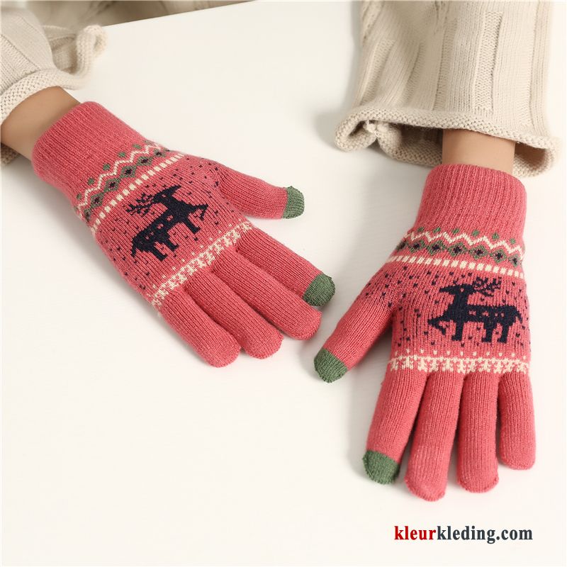 Handschoen Mini Wollen Blijf Warm Student Schattig Verdikken Winter Dames