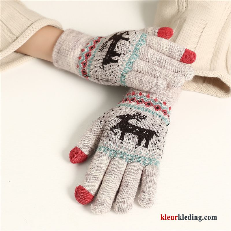 Handschoen Mini Wollen Blijf Warm Student Schattig Verdikken Winter Dames