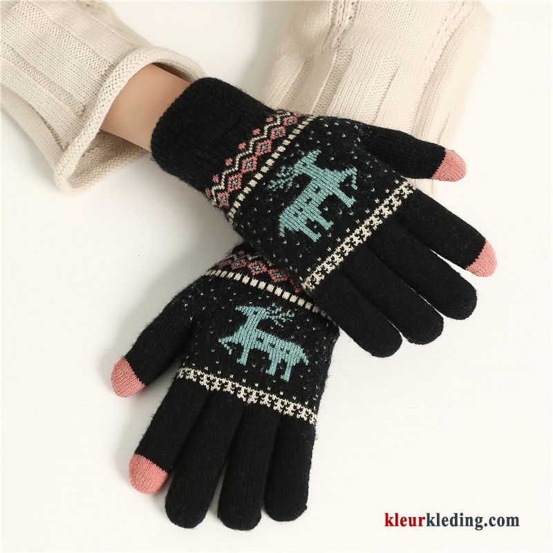 Handschoen Mini Wollen Blijf Warm Student Schattig Verdikken Winter Dames