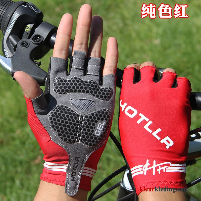 Handschoen Paardrijden Dames Halve Vinger Herfst Fiets Heren Mountainbike