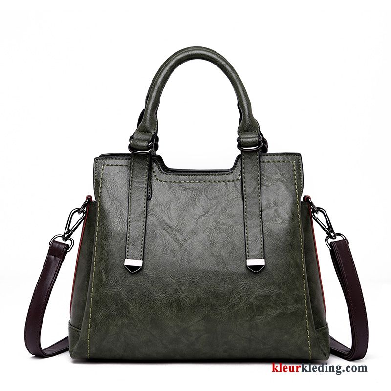 Handtas Dames Messenger Tas Trend Mode Alle Wedstrijden Vintage Purper Nieuw