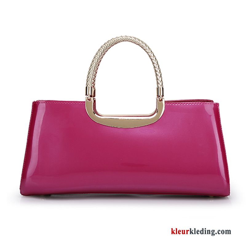 Handtas Dames Trend Vintage Bruid Banket Leren Handschoenen Huwelijk Tas Rood