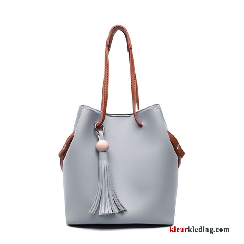 Handtas Herfst Grote Tas Dames Kleur Casual Populair Trend