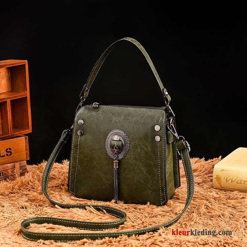 Handtas Nieuw Persoonlijkheid Vintage Mode Mini Winter Tas Alle Wedstrijden Dames Karamel Kleur