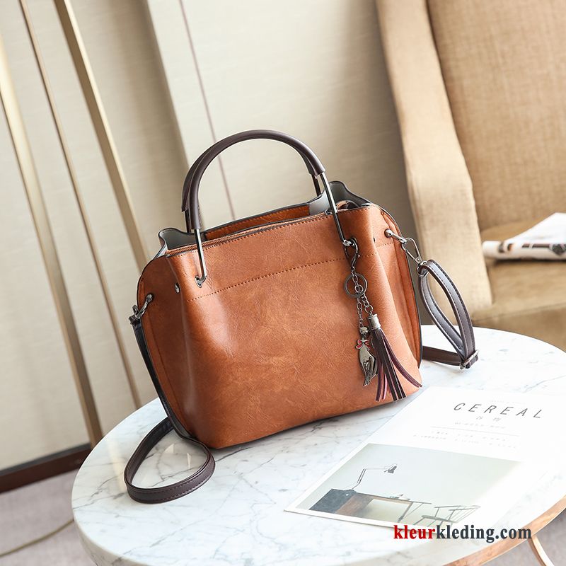 Handtas Tas Alle Wedstrijden Dames Messenger Tas Nieuw Winter Trend Herfst Rood