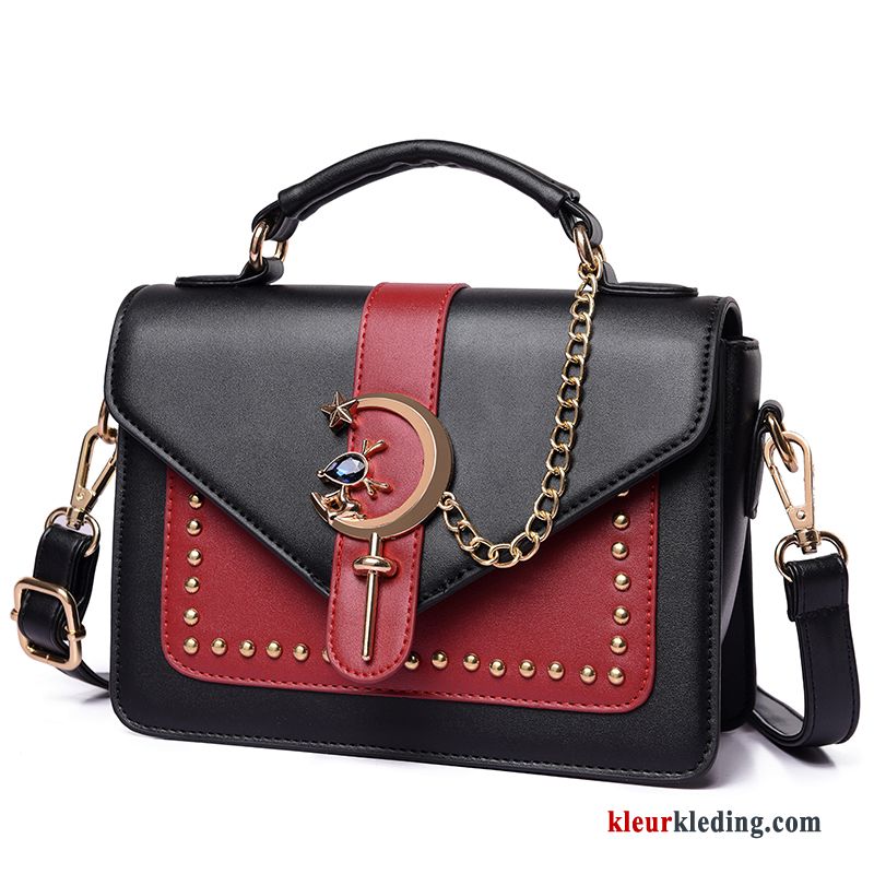 Handtas Tas Messenger Tas Trend Mode Schoudertas Nieuw Mini Dames Zwart