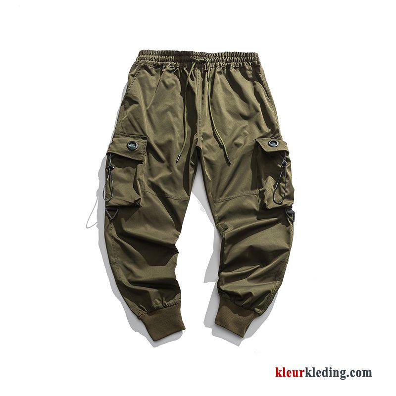 Harlan Mini Slim Fit Cargo Broek Super Strak Zwart Voorjaar Heren