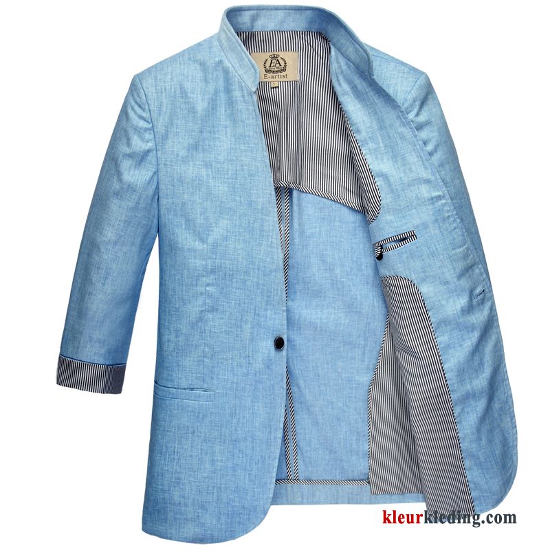 Heren Blazer 2018 Grote Maten Casual Pak Slim Fit Jas Zomer