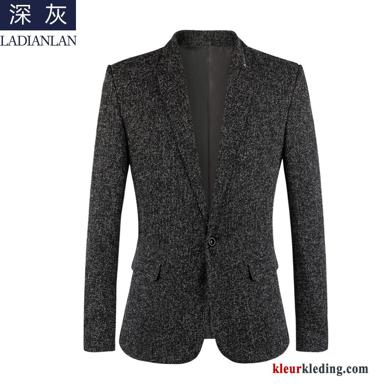 Heren Blazer Lichtblauw Voorjaar Pak Zomer Pak Jasje Casual Trend Verbinding