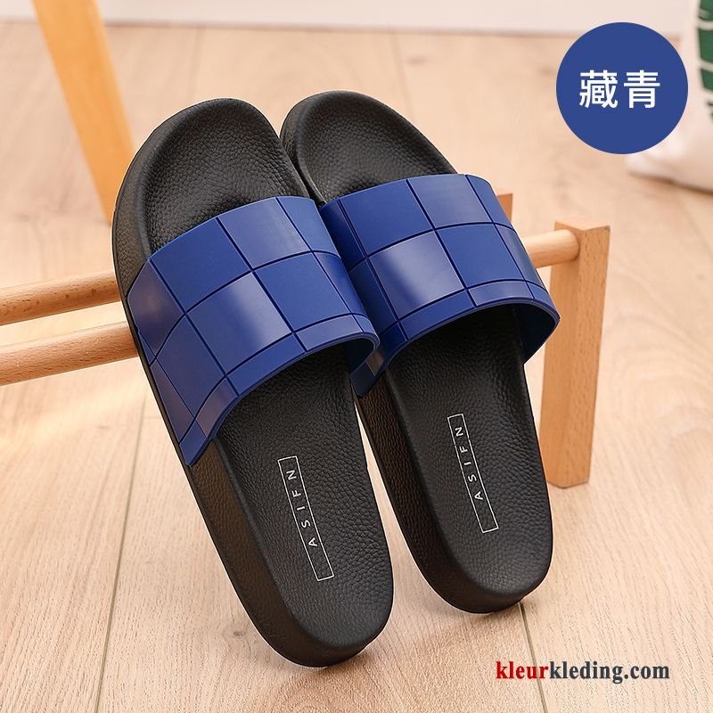 Heren Bovenkleding Slippers Groot Trend Mannen Zomer Grote Maten Badkamer Geel