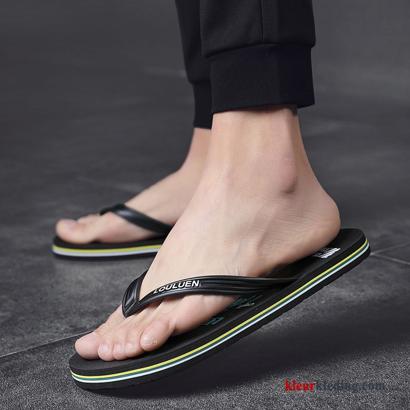 Heren Flip Flops Antislip Trend Persoonlijk Mannen Zomer Outdoor Eenvoudige Strand Rood