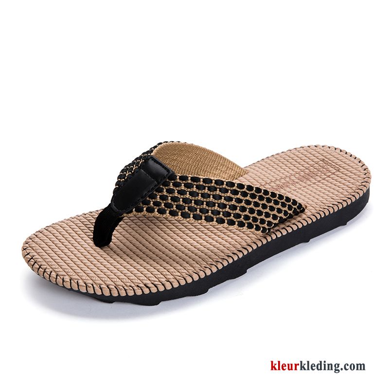 Heren Flip Flops Trend Pantoffels Casual Mannen Outdoor Zomer Strand Slipper Kaki