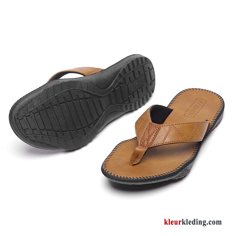 Heren Flip Flops Trend Zomer Slipper Antislip Casual Bovenkleding Strand Mannen