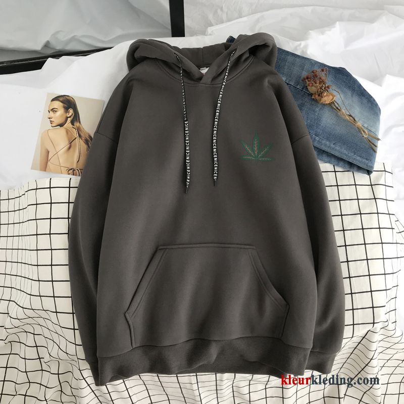 Heren Herfst Voorjaar Trend Mooi Mannelijk Onderhemd Lange Mouwen Hoodie