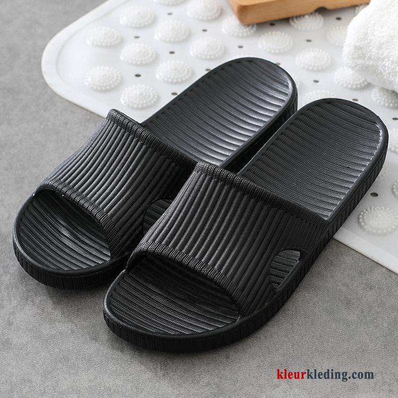 Heren Lovers Vrouw Slippers Badkamer Mannen Antislip Binnen Licht Grijs