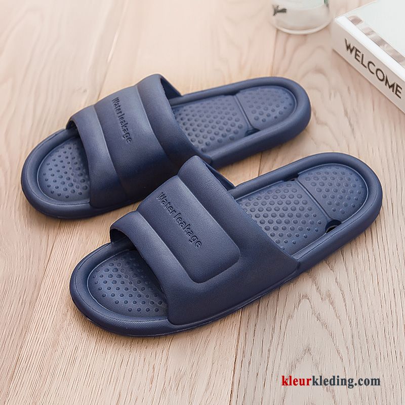 Heren Lovers Vrouw Slippers Badkamer Mannen Antislip Binnen Licht Grijs