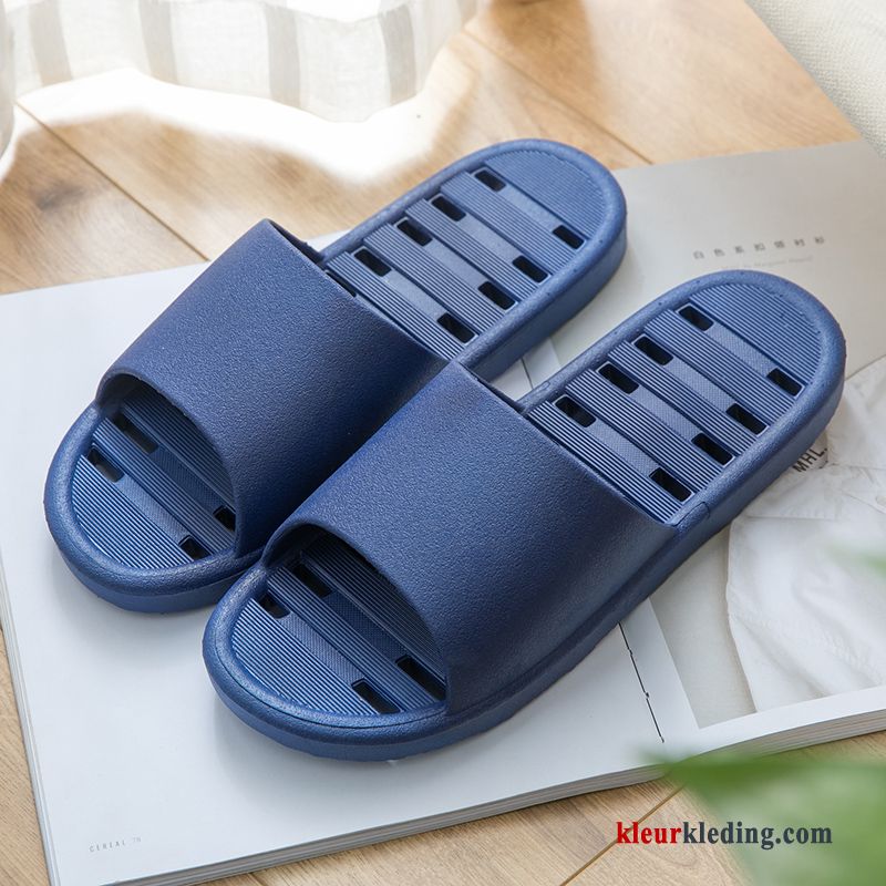 Heren Lovers Vrouw Slippers Badkamer Mannen Antislip Binnen Licht Grijs