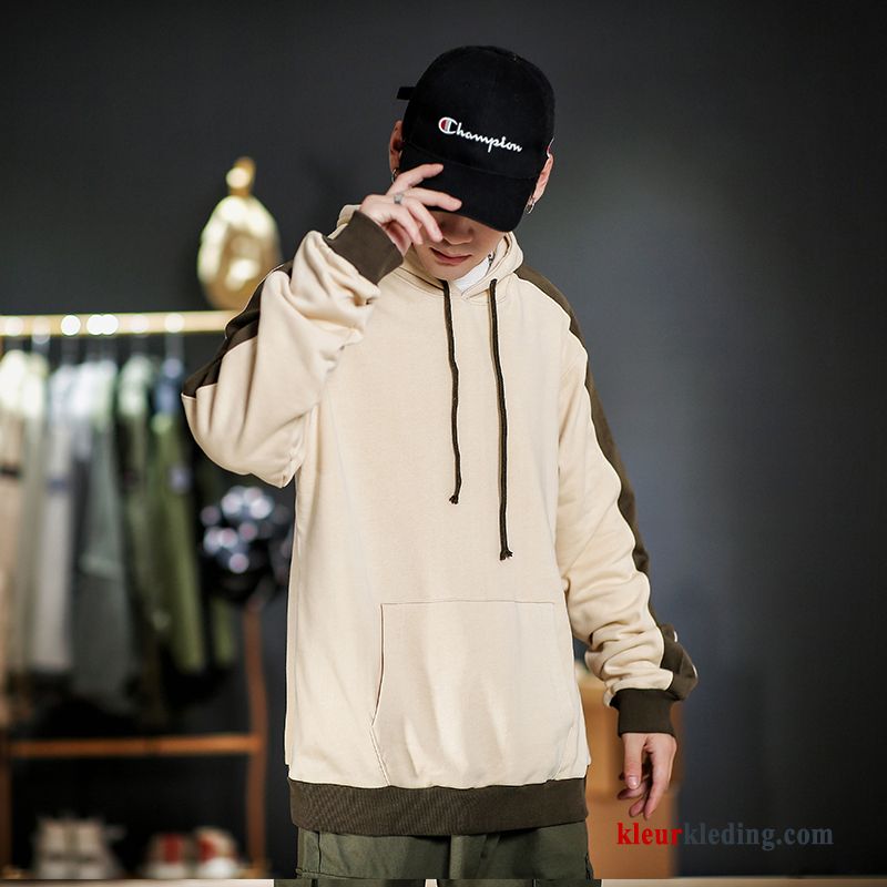 Heren Mannelijk Casual Hoodie Nieuw Khaki Trendy Merk Herfst Jas