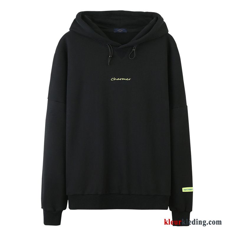 Heren Mannelijk Jasje Trend Casual Grijs Losse Herfst Hoodie