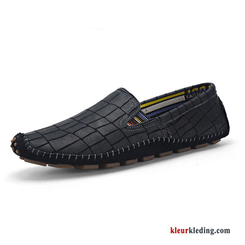 Heren Mocassins Mocassin Chauffeurs Schoenen Mannen Bootschoenen Licht Echt Leer Slip On Casual