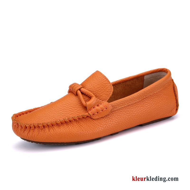 Heren Mocassins Mocassin Chauffeurs Schoenen Mannen Bootschoenen Licht Echt Leer Slip On Casual