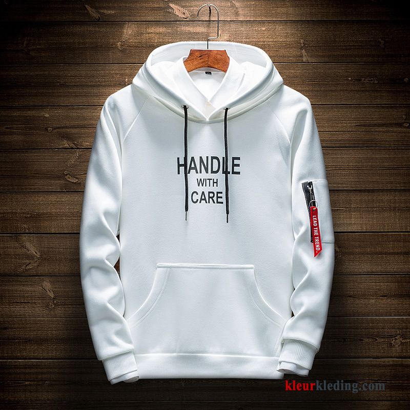 Heren Rood Hoodie Pak Herfst Voorjaar Mannelijk Sport