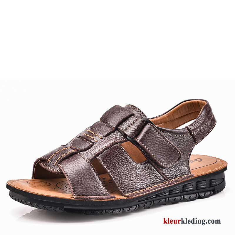 Heren Sandaal Antislip Strand Zachte Zolen Zomer Pantoffels Trend Casual Mannen