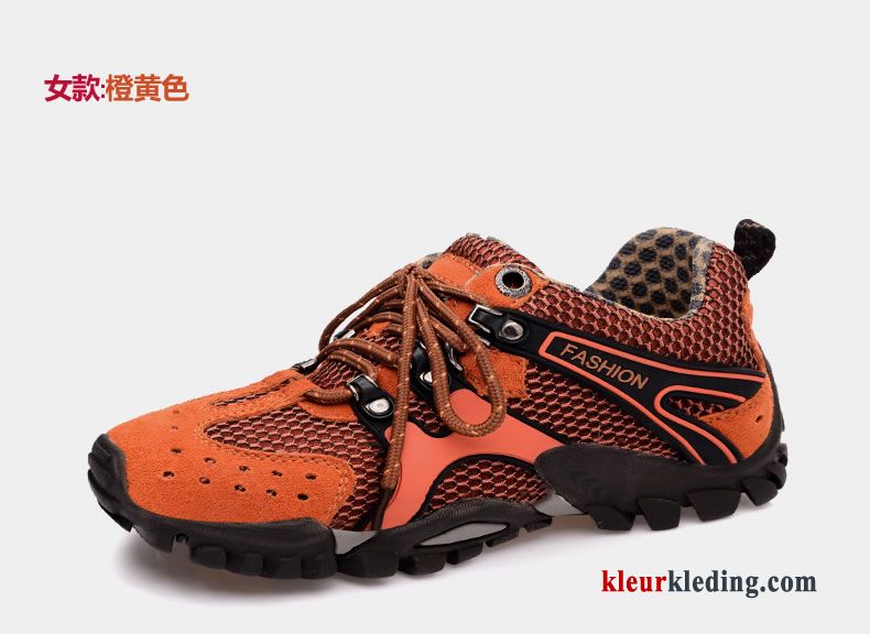 Heren Schoenen Vrouwen Mannen Outdoor Ademende Zomer Wandelschoenen Lovers Groen