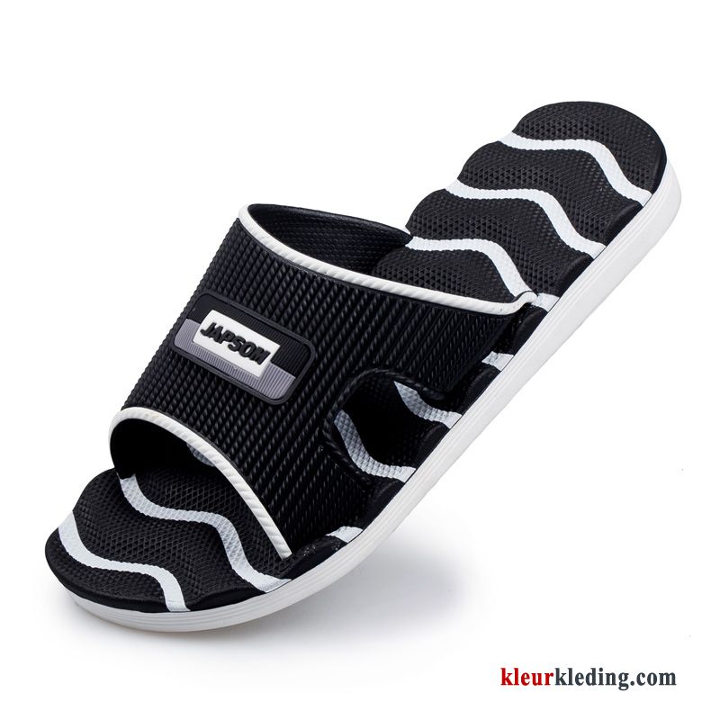 Heren Slipper Binnen Trend Lovers Mode Zomer Antislip Mannen Badkamer Blauw