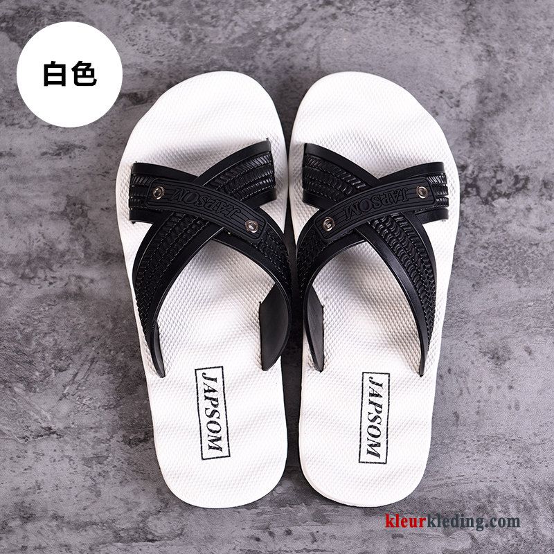 Heren Slipper Binnen Trend Lovers Mode Zomer Antislip Mannen Badkamer Blauw