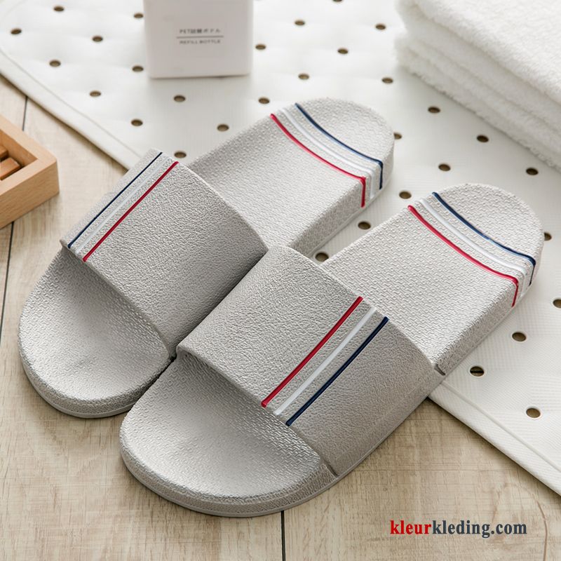 Heren Slipper Donker Lovers Herfst Bovenkleding Badkamer Mannen Vrouwen Zomer Blauw