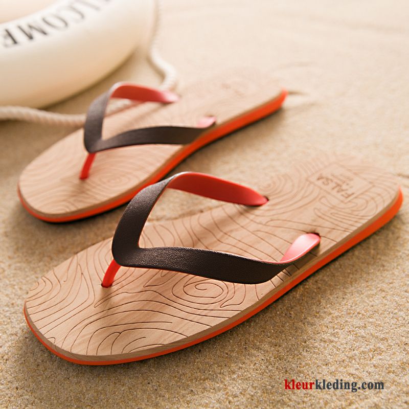 Heren Slipper Houten Zomer Strand Sandaal Outdoor Lovers Schoenen Mannen Wit