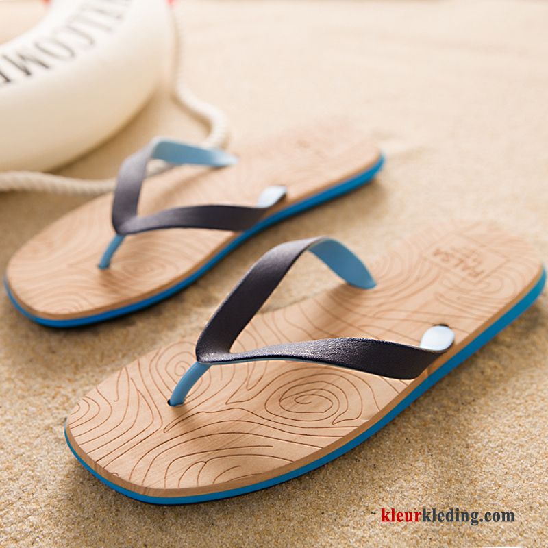 Heren Slipper Houten Zomer Strand Sandaal Outdoor Lovers Schoenen Mannen Wit