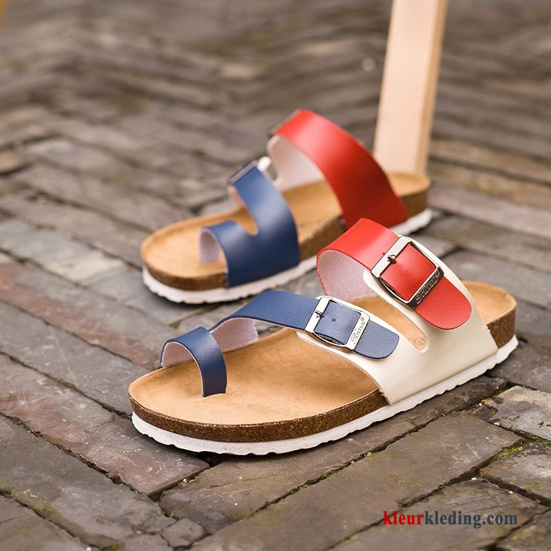 Heren Slipper Houten Zomer Strand Sandaal Outdoor Lovers Schoenen Mannen Wit