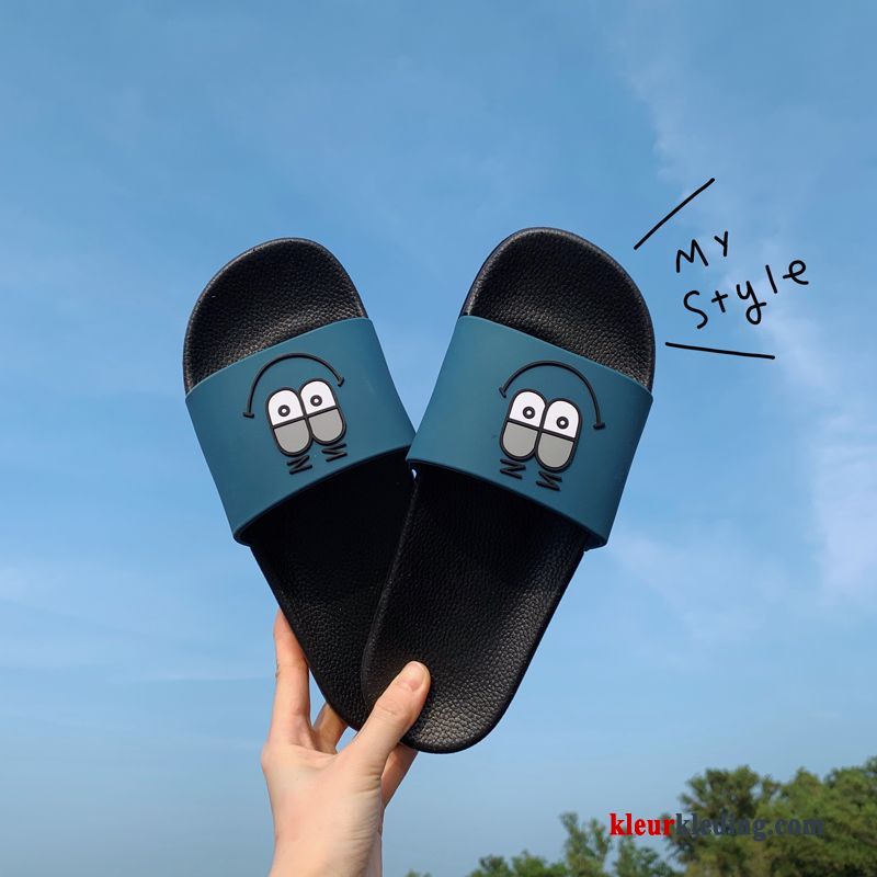 Heren Slipper Lovers Jeugd Persoonlijk Voorjaar Strand Bovenkleding Donker Alle Wedstrijden Blauw