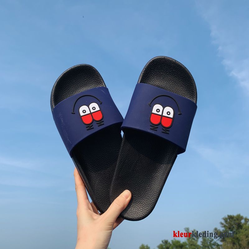 Heren Slipper Lovers Jeugd Persoonlijk Voorjaar Strand Bovenkleding Donker Alle Wedstrijden Blauw