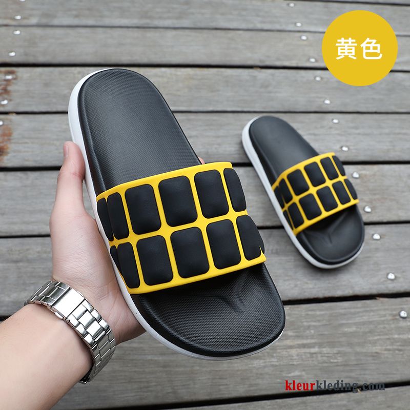 Heren Slipper Mode Vrouwen Mannen Lovers Zomer Bovenkleding Pantoffels Trend Zwart