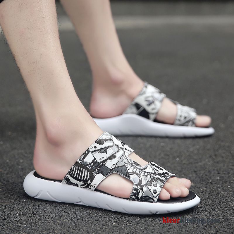 Heren Slipper Pantoffels Zomer Sandaal 2018 Schoenen Strand Antislip Trend Grijs