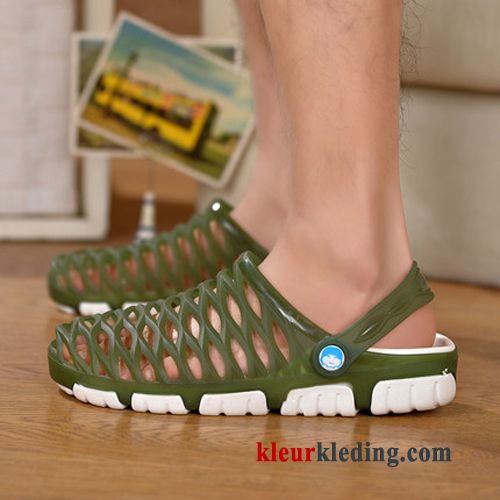 Heren Slipper Schoenen Antislip Slijtvastheid Sandaal Mannen Strand Zomer Outdoor Blauw