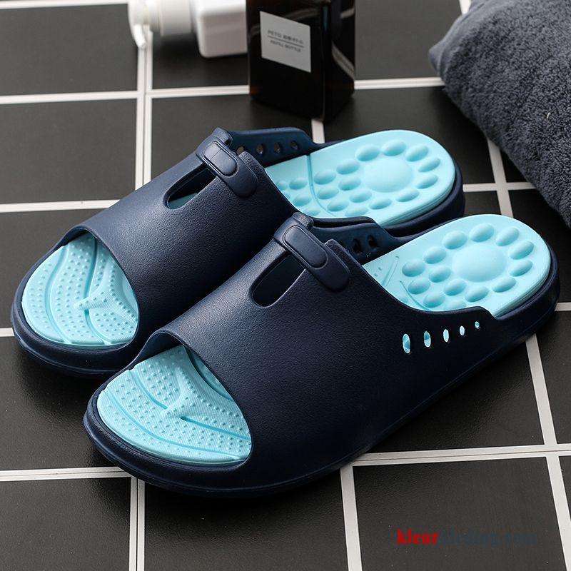 Heren Slipper Trend Zomer Mode Pantoffels Antislip Outdoor Bovenkleding Mannen Rood Zwart