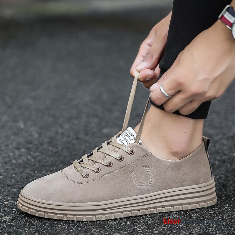 Heren Sportschoenen Mannen Casual Schoenen Herfst Trend 2018 Skateboard Schoenen Student Kaki